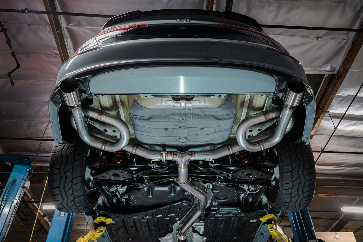 Remark 2022+ Honda Civic Si FE1 Sport Touring (Link Loop) Catback Exhaust w/ Burnt Stainless Tip - RK-C2063H-08T