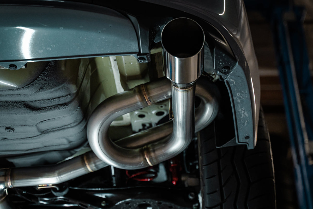 Remark 2022+ Honda Civic Si FE1 Sport Touring (Link Loop) Catback Exhaust w/ Burnt Stainless Tip - RK-C2063H-08T