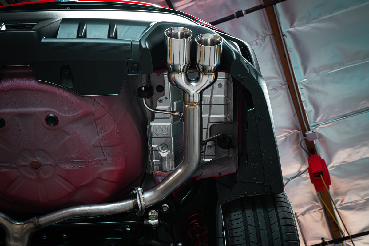 Remark 2022+ Subaru WRX (VB) 3.5in Axleback Exhaust w/ Burnt Stainless Double Wall Tip - RO-TTVB-D