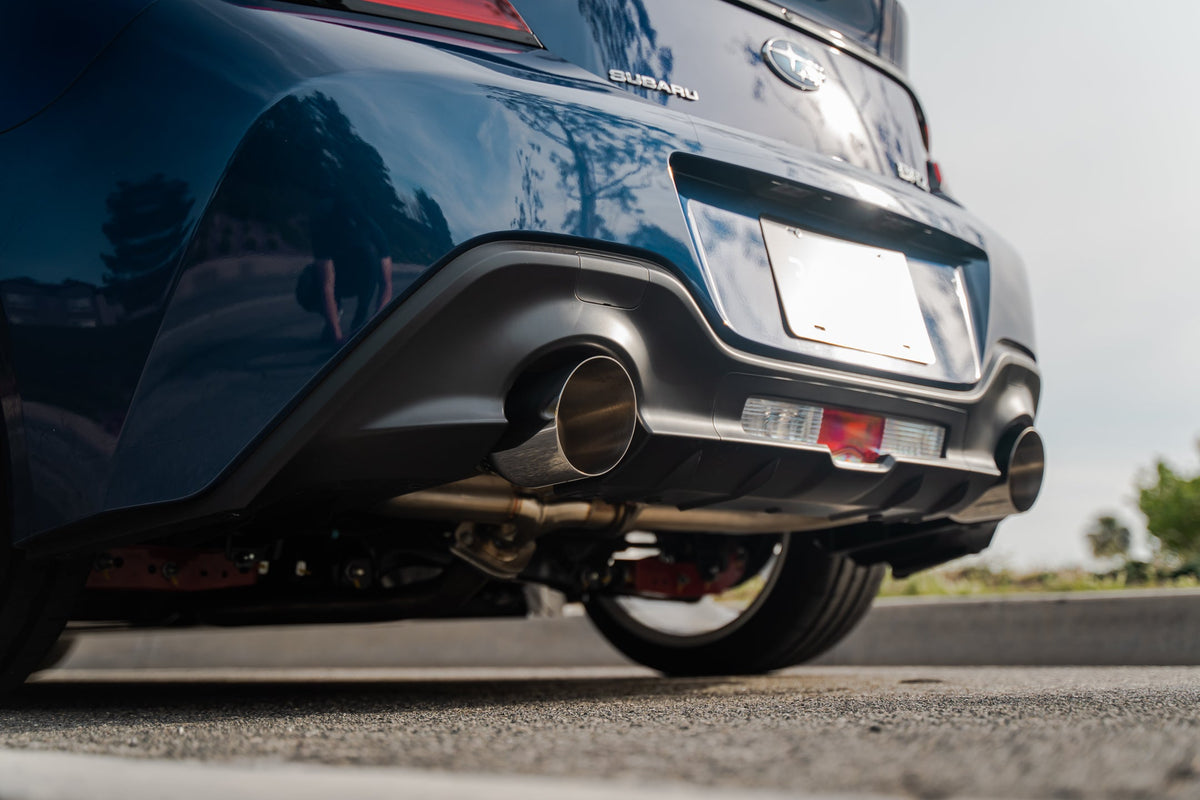 Remark 2022+ Subaru BRZ/Toyota GR86 Axle Back Exhaust w/Stainless Steel Single Wall Tip - RO-TSZ8-S