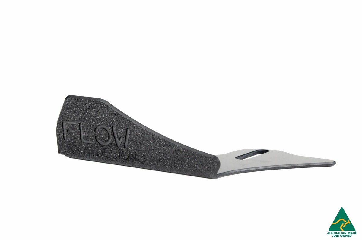Flow Designs - MK3.5 Focus ST (Facelift) Front Lip Splitter Winglets (Pair)