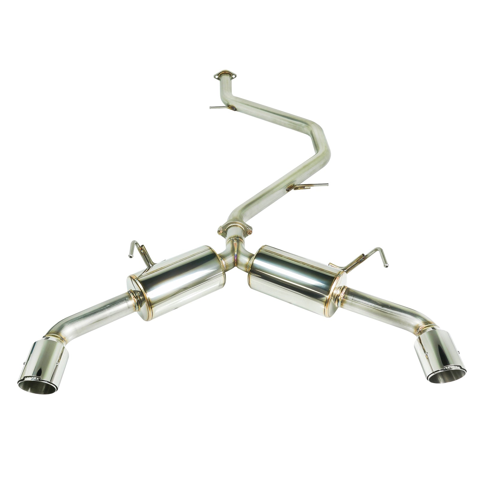 Remark 2018+ Toyota C-HR Cat-Back Remark Exhaust w/Stainless Steel Tip Cover - RK-C2063T-02