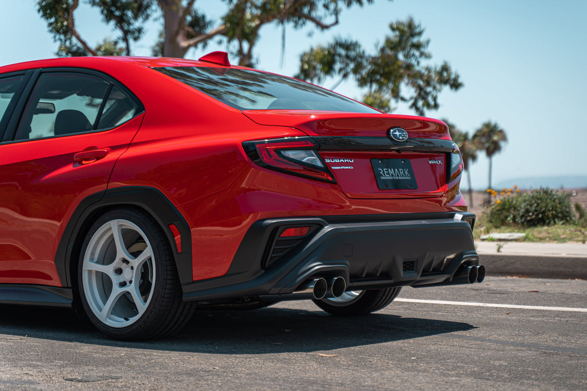 Remark 2022+ Subaru WRX BOSO Edition Axle Back Exhaust w/ Stainless Steel Tips - RO-TSVB-SL
