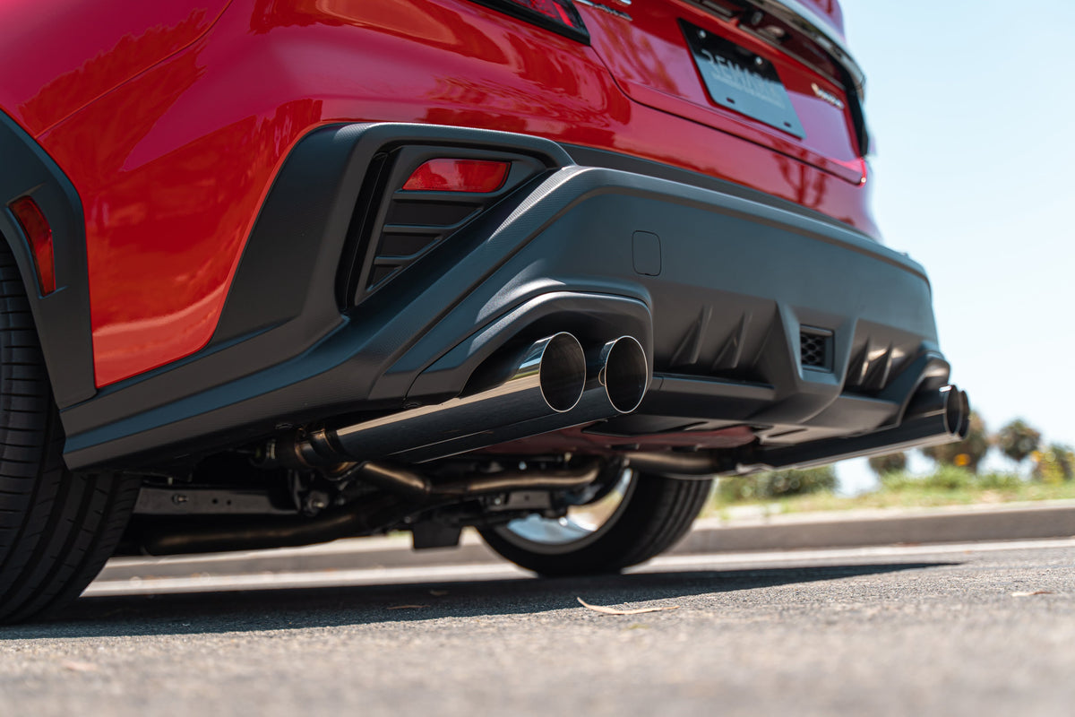 Remark 2022+ Subaru WRX BOSO Edition Axle Back Exhaust w/ Stainless Steel Tips - RO-TSVB-SL