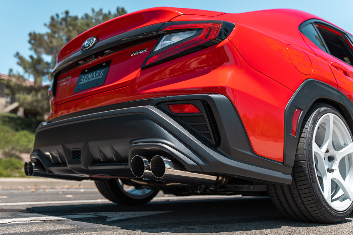 Remark 2022+ Subaru WRX BOSO Edition Axle Back Exhaust w/ Stainless Steel Tips - RO-TSVB-SL