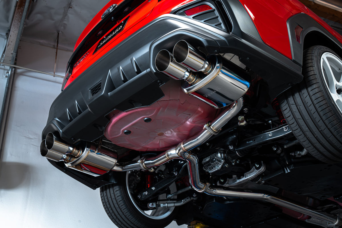 Remark 22+ Subaru WRX (VB) Sports Touring Spec - 4in. SS Quad Tips (Non-Resonated) - RK-C4076S-02