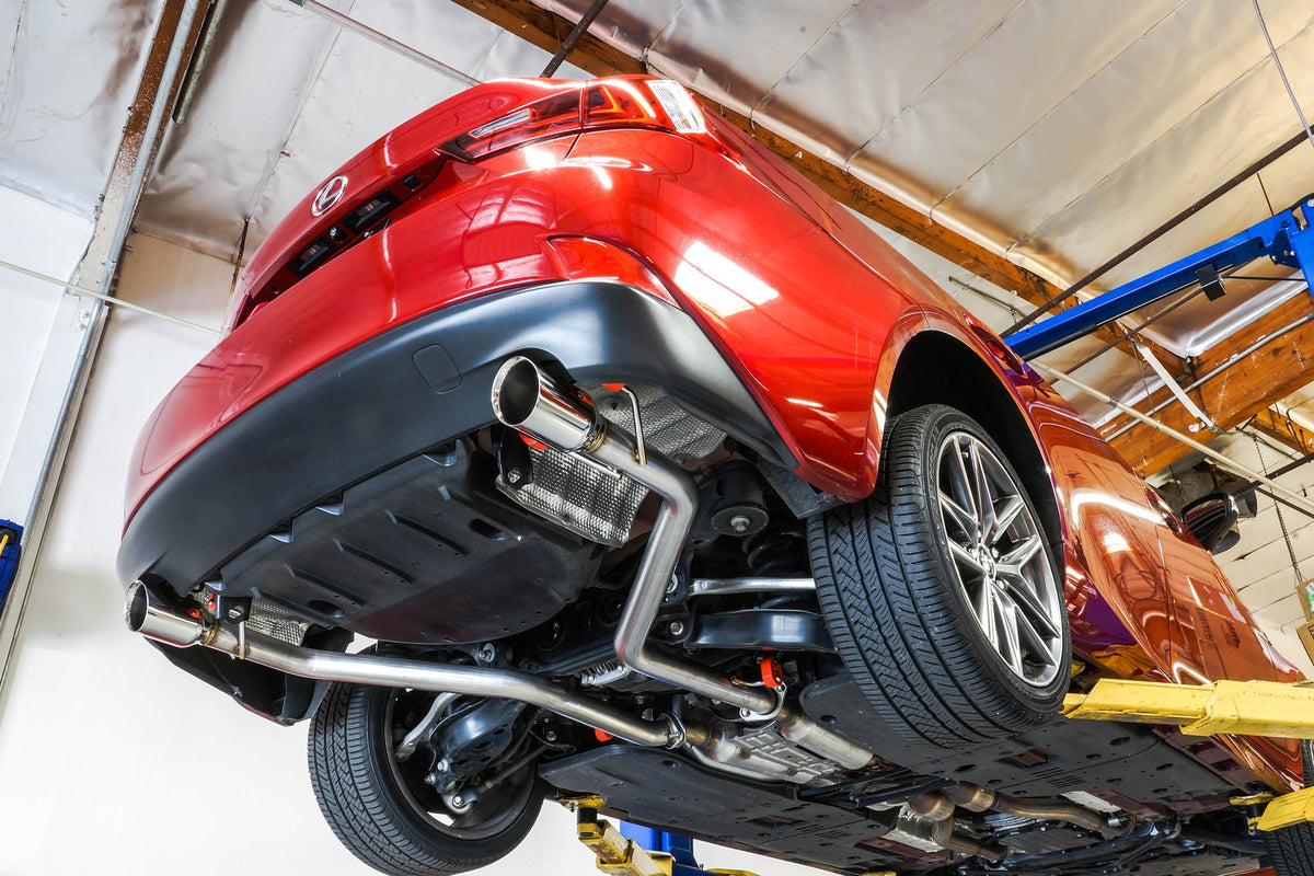 Remark 14-16 Lexus IS200T/IS300/IS350 Axle Back Exhaust w/Titanium Stainless Single Wall Tip - RO-TTE2-S