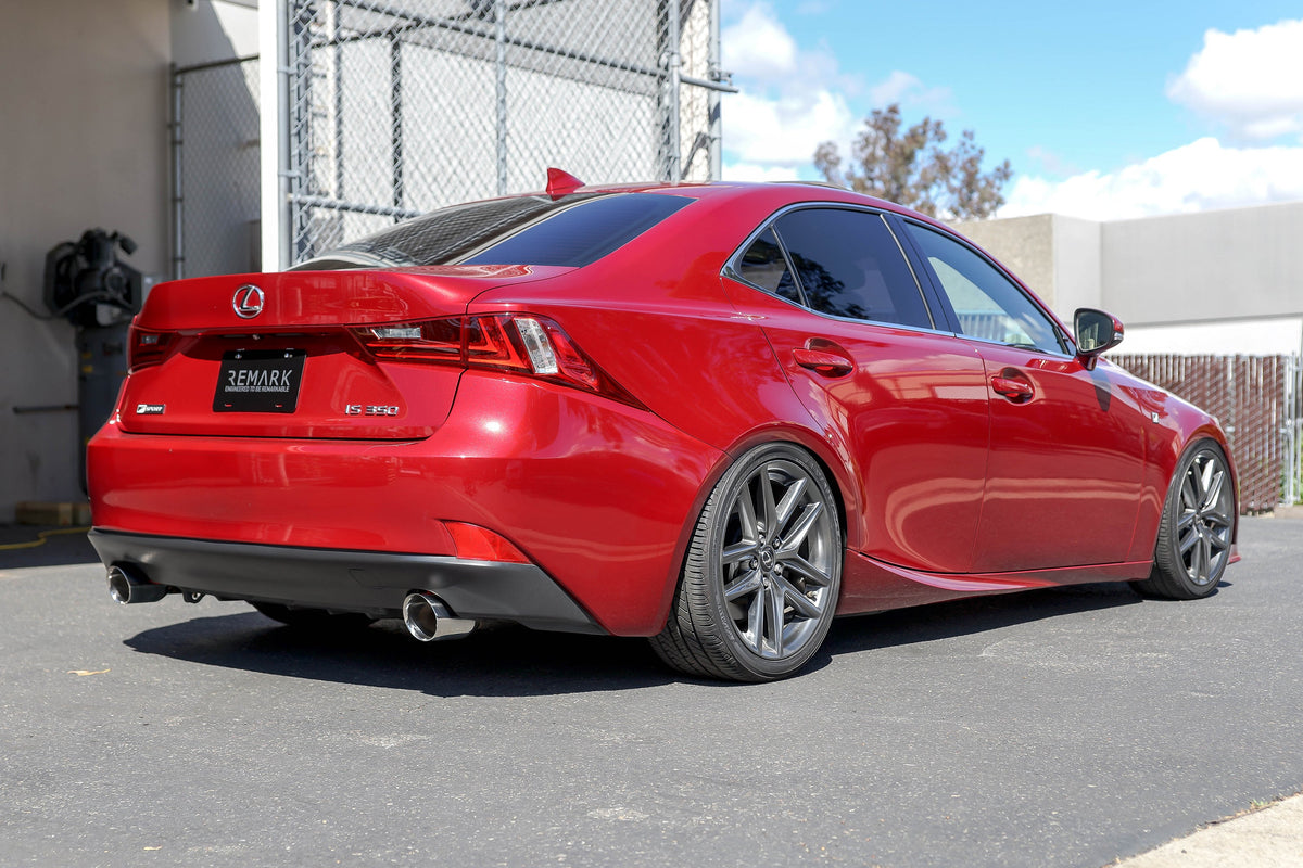 Remark 14-16 Lexus IS200T/IS300/IS350 Axle Back Exhaust w/Titanium Stainless Single Wall Tip - RO-TTE2-S