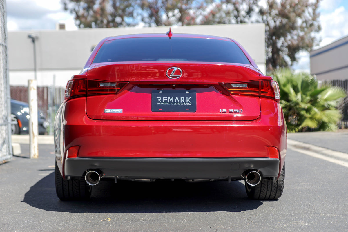 Remark 14-16 Lexus IS200T/IS300/IS350 Axle Back Exhaust w/Titanium Stainless Single Wall Tip - RO-TTE2-S