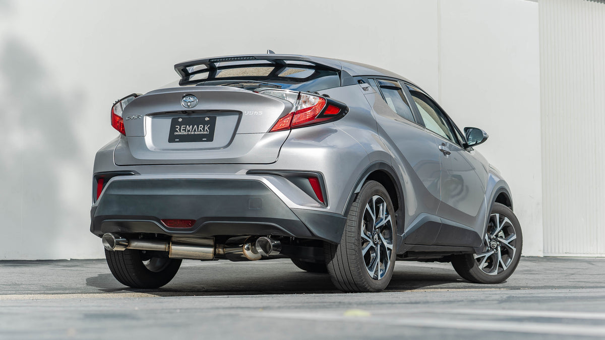 Remark 2018+ Toyota C-HR Cat-Back Remark Exhaust w/Stainless Steel Tip Cover - RK-C2063T-02