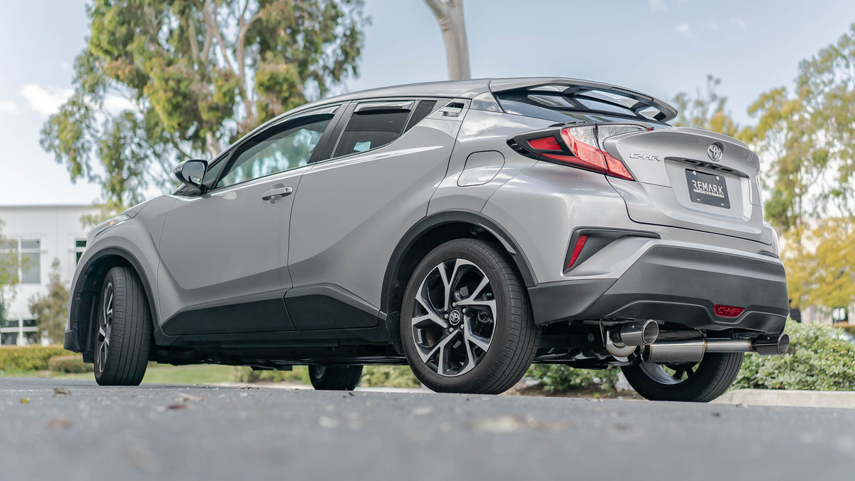 Remark 2018+ Toyota C-HR Cat-Back Remark Exhaust w/Stainless Steel Tip Cover - RK-C2063T-02
