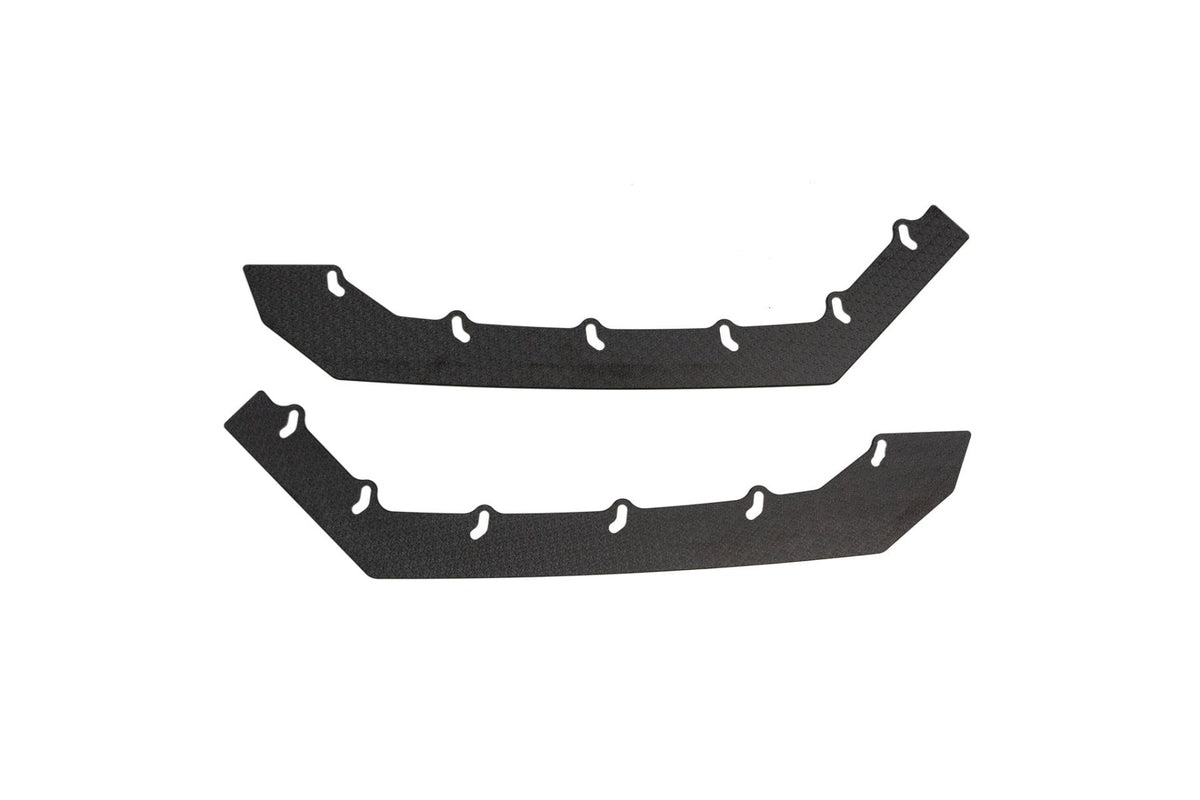 Flow Designs - FK8 Civic Type R Front Lip Splitter Extensions (Pair)