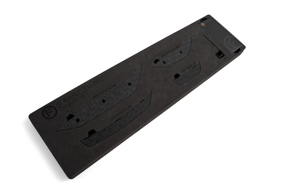 Flow Designs - ZD8 BRZ STI Front Bumper Canards