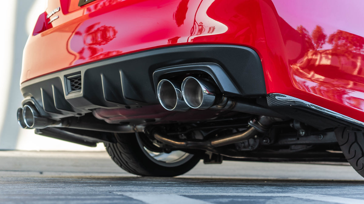 Remark Subaru WRX STi VA Axle Back Exhaust w/ Titanium Stainless Double Wall Tip - 4 Inch Version - RO-TTVA-D4