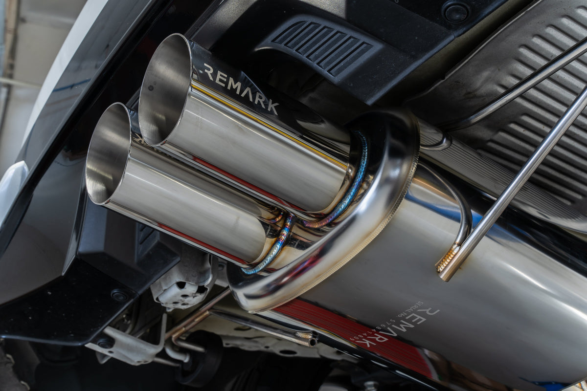 Remark 2017+ Honda Civic Sport (Non-Resonated) Cat-Back Exhaust w/Stainless Steel Tip Cover - RK-C1076H-04
