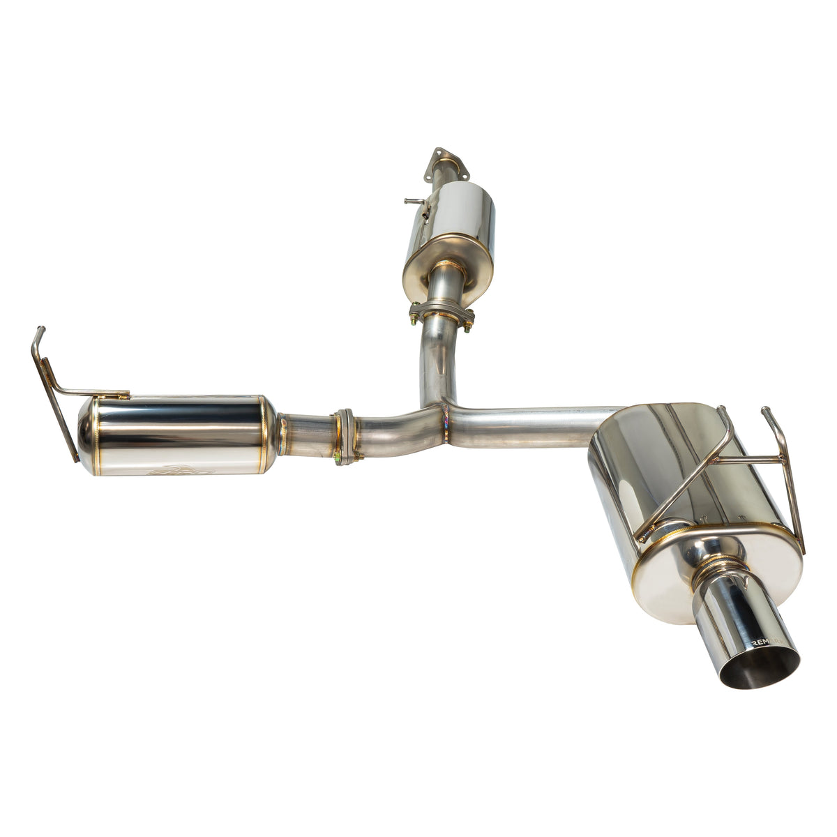 Remark 2000-2009 Honda S2000 Single Exit Cat-Back System w/Stainless Steel Tip - RK-C1063H-05Z