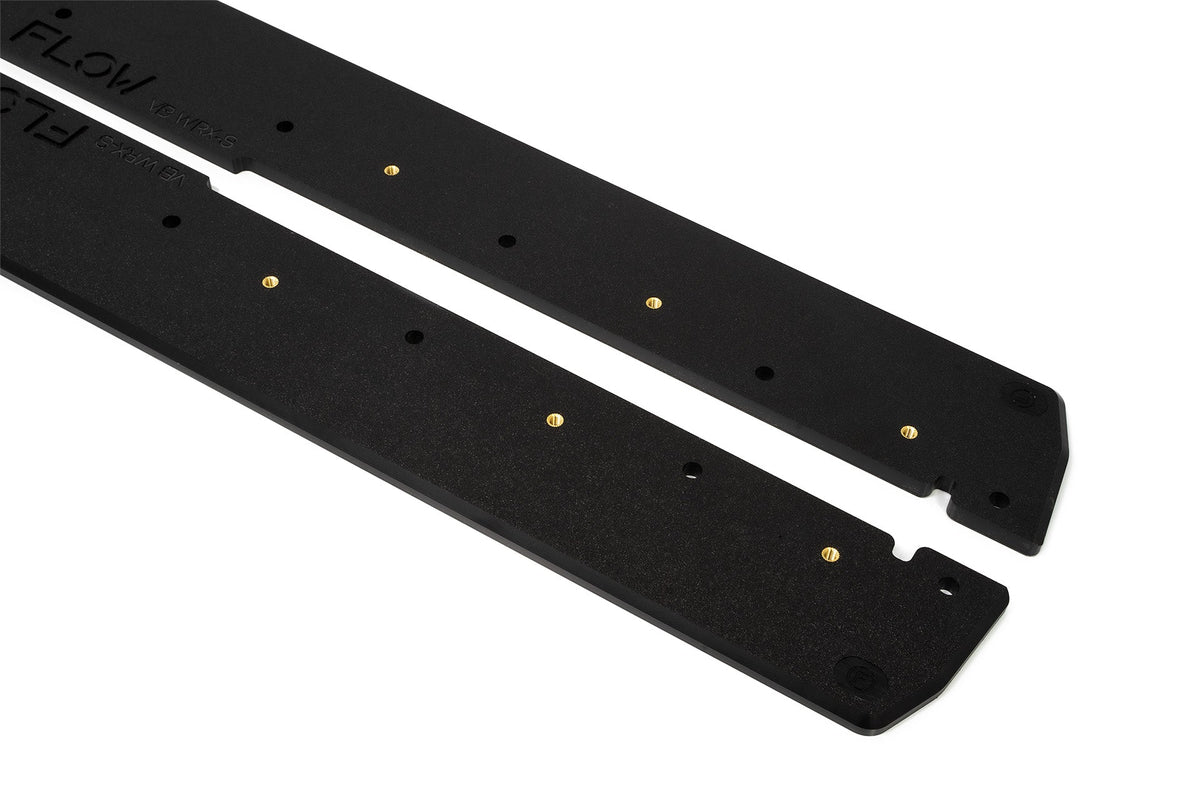 Flow Designs - VB WRX Side Skirt Splitters (TEXTURED: Pair)