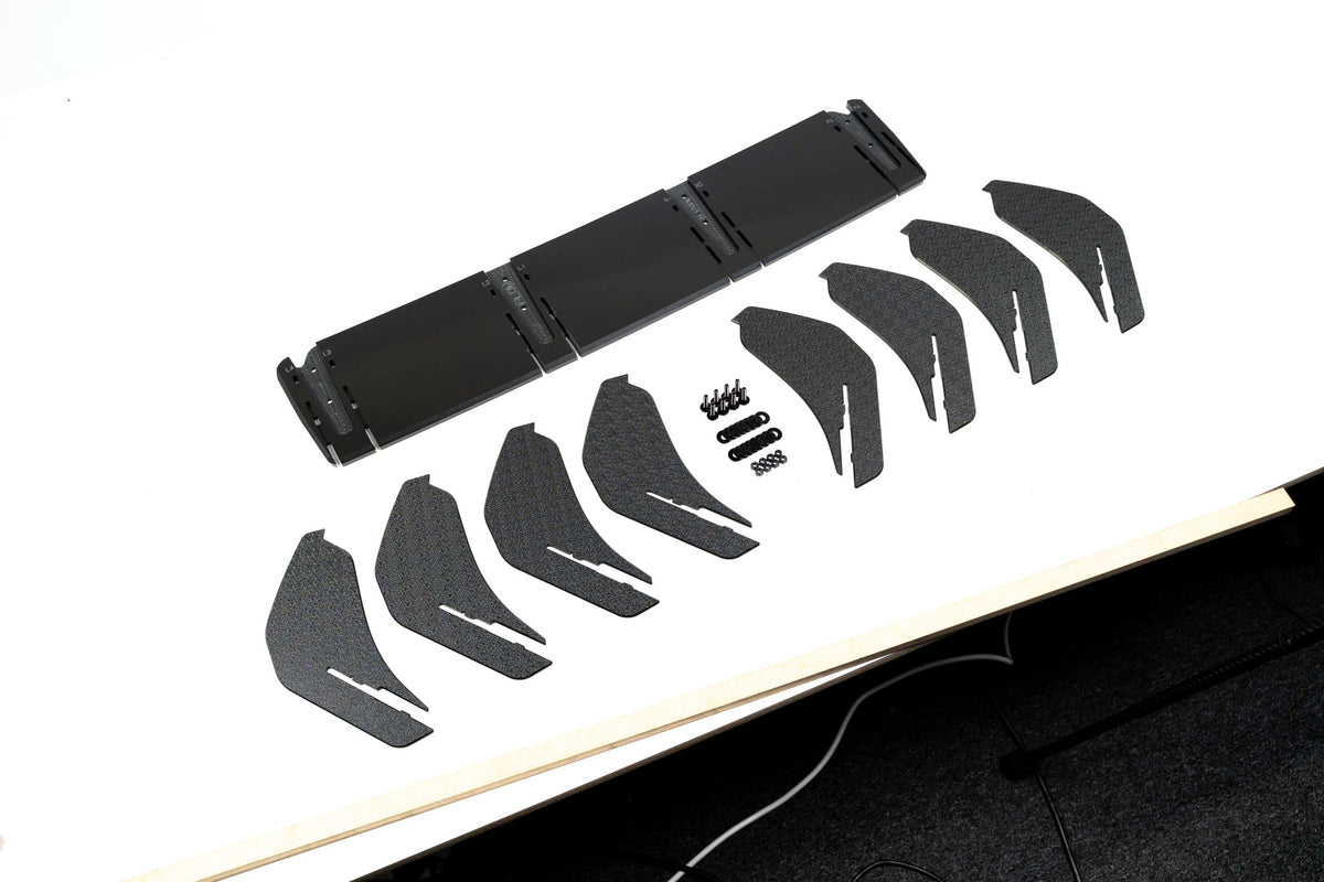 Flow Designs - MK8 Golf R Flow-Lock Rear Diffuser