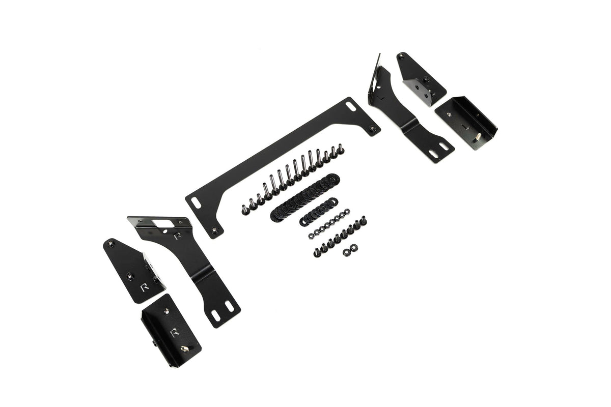 Flow Designs - MK8 Golf R Chassis Mounted Front Lip Splitter