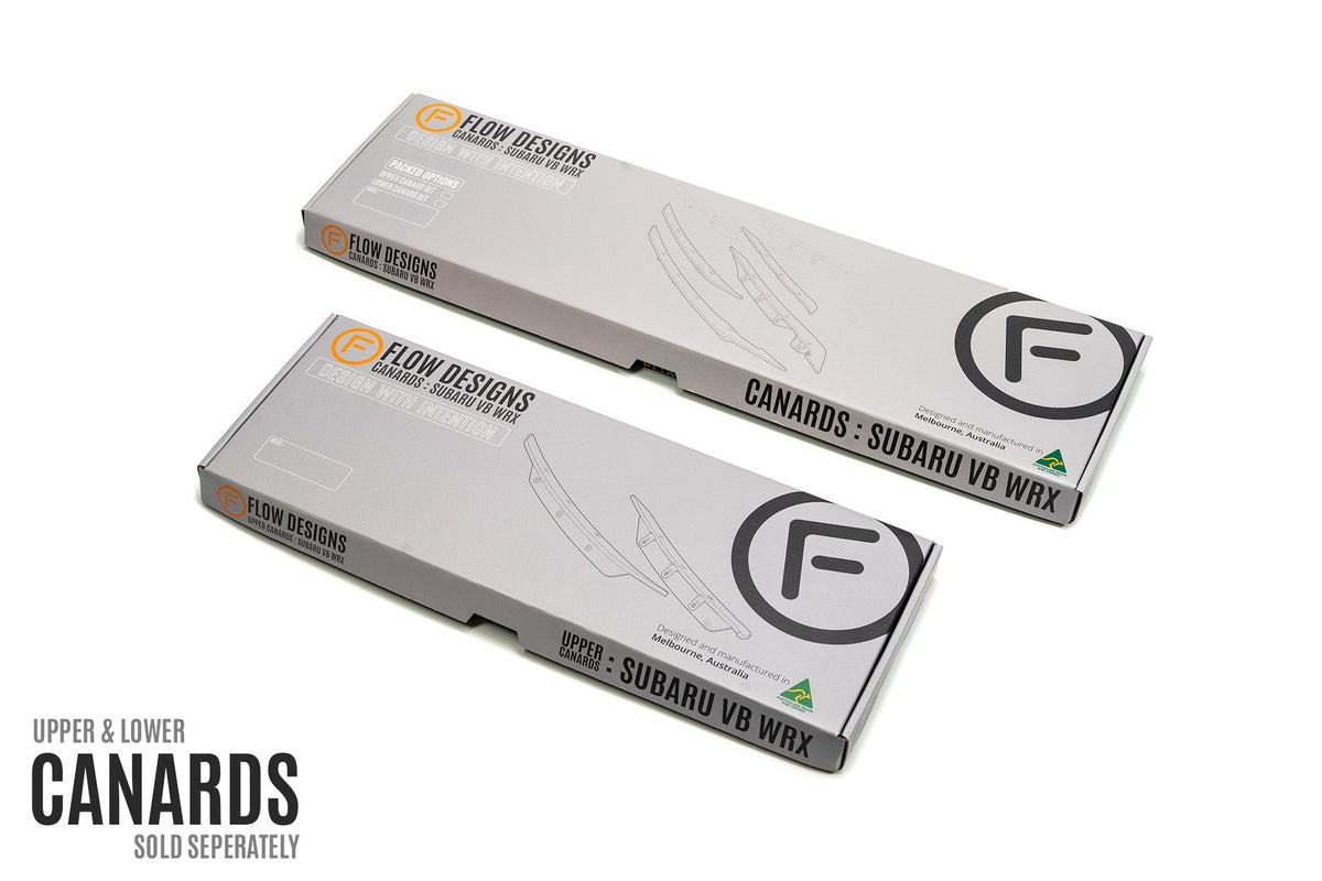 Flow Designs - VB WRX Front Bumper Canards