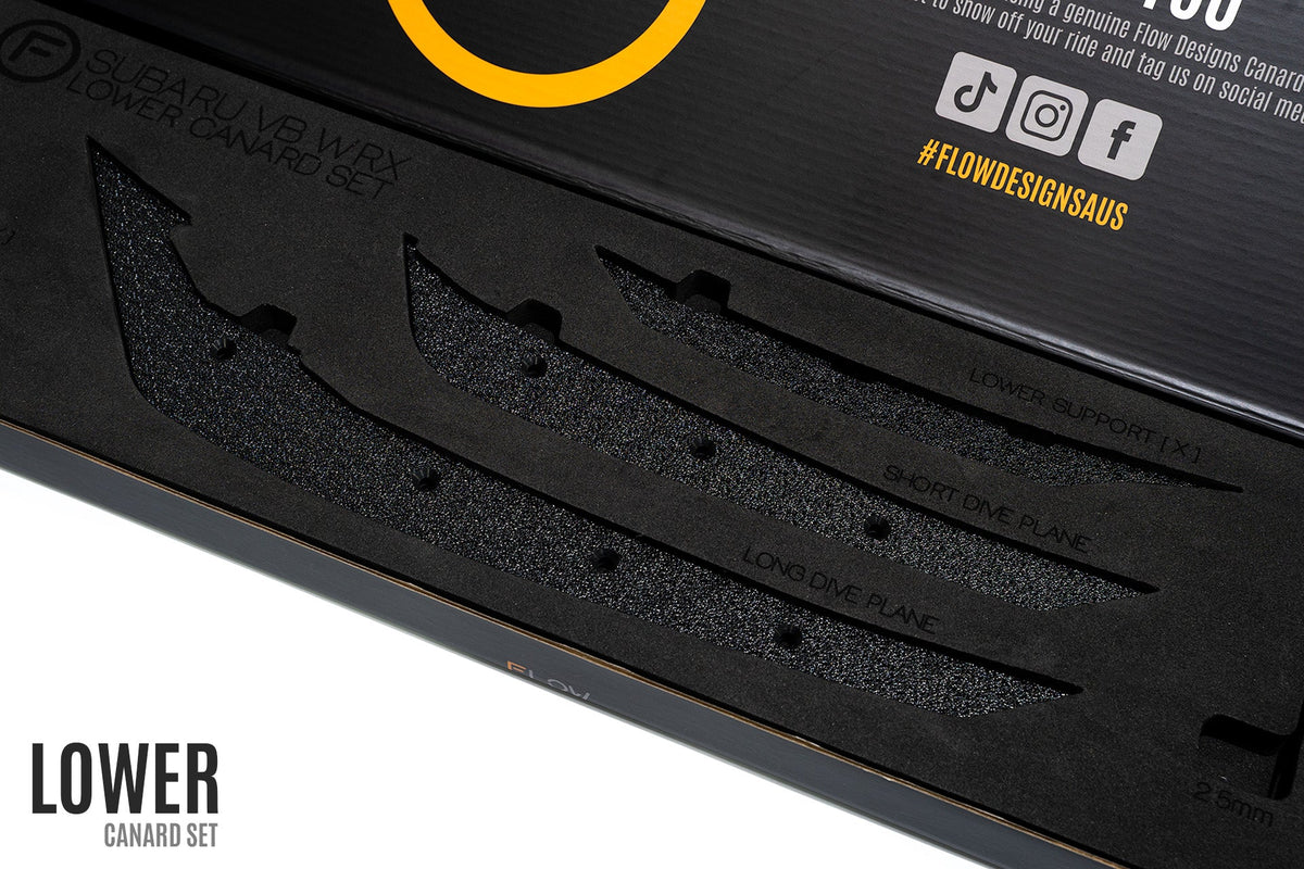 Flow Designs - VB WRX Front Bumper Canards