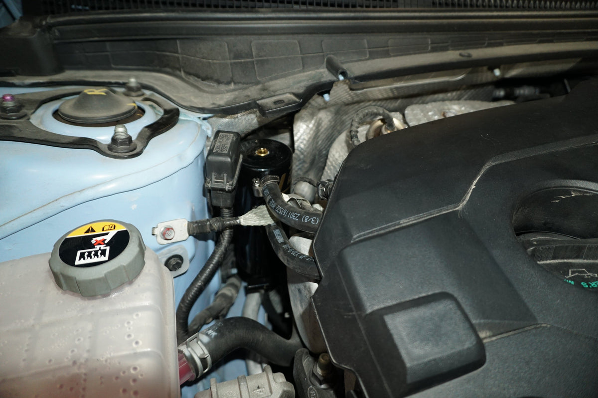 Damond Motorsports Hyundai Elantra N Stage 2 Oil Catch Can Kit available at Damond Motorsports
