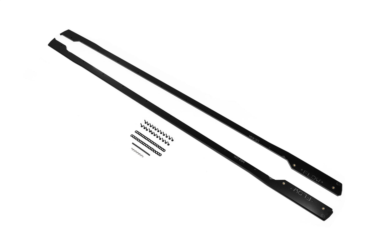 Flow Designs - MK8 Golf GTI Side Skirt Splitters (Pair)