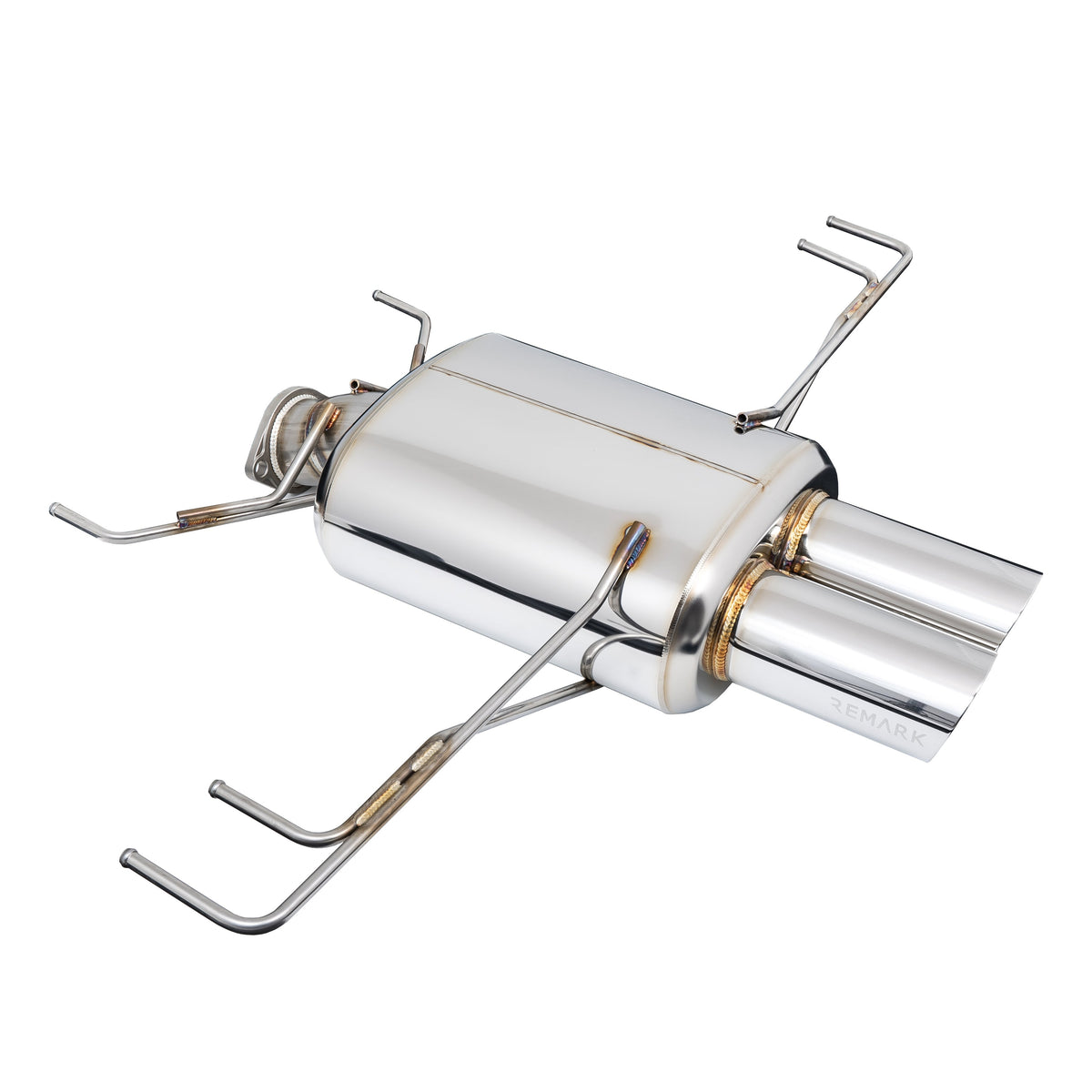 Remark 2017+ Honda Civic Sport (Non-Resonated) Cat-Back Exhaust w/Stainless Steel Tip Cover - RK-C1076H-04