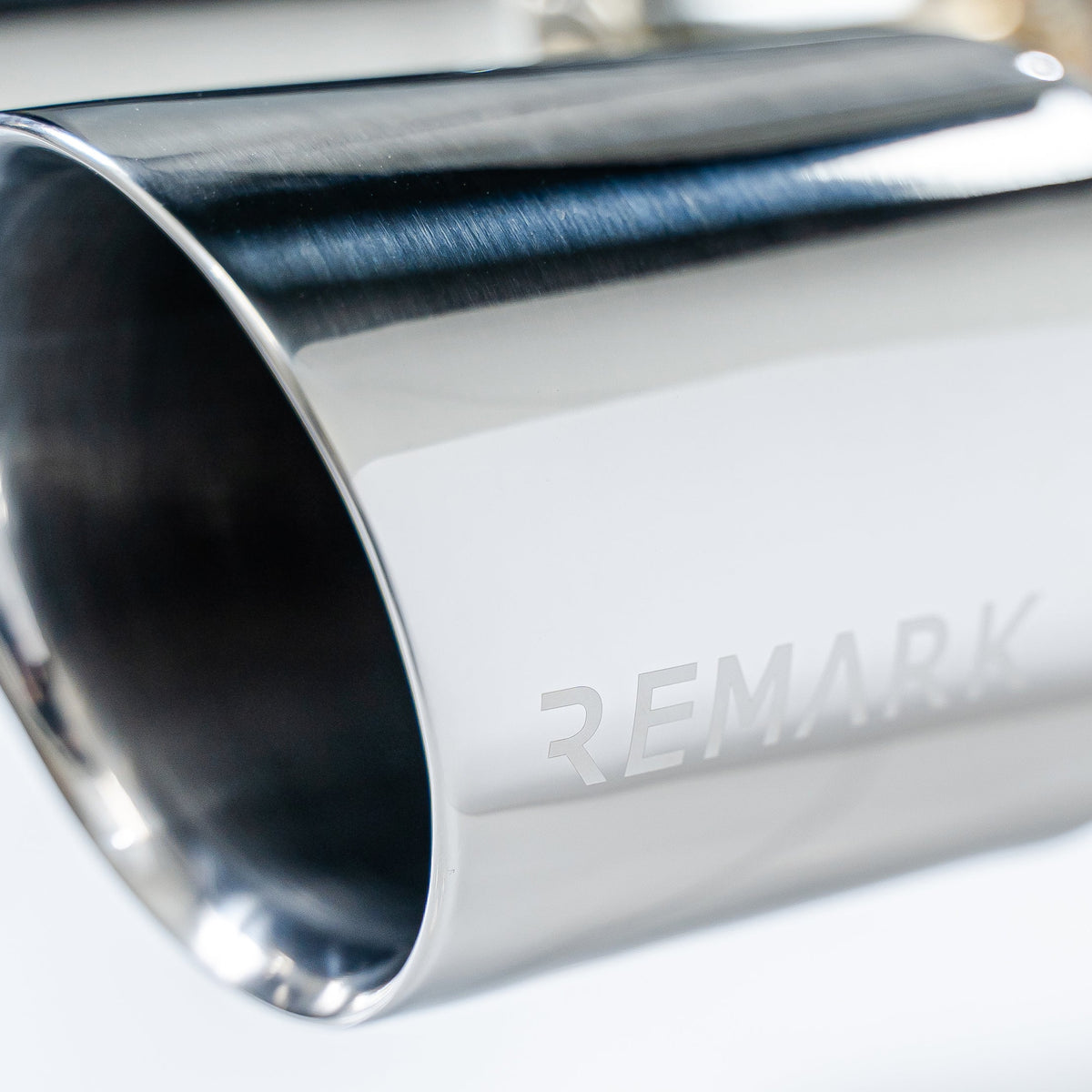 Remark 2017 Civic Si 4 Door Sedan Cat Back Exhaust w/Stainless Double Wall Tip (Not Resonated) - RK-C1076H-02