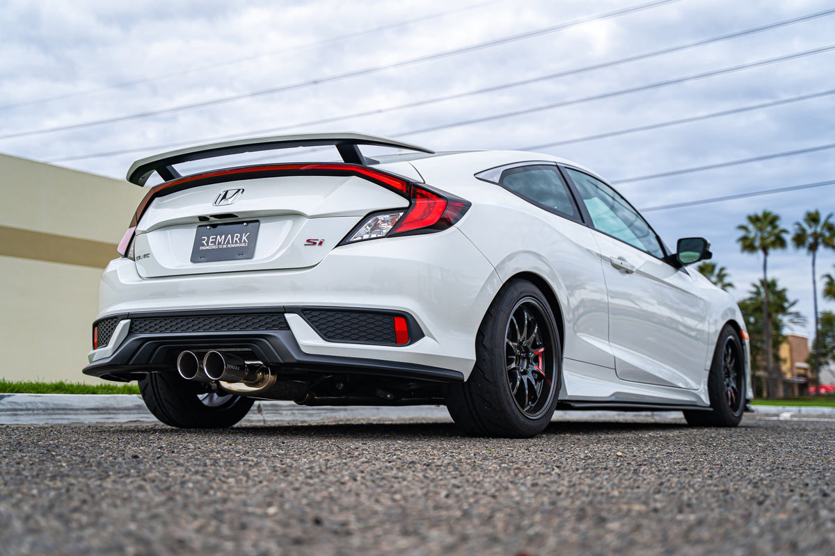 Remark 2017+ Honda Civic Si Coupe Cat-Back Exhaust (Non-Resonated) - RK-C1076H-03