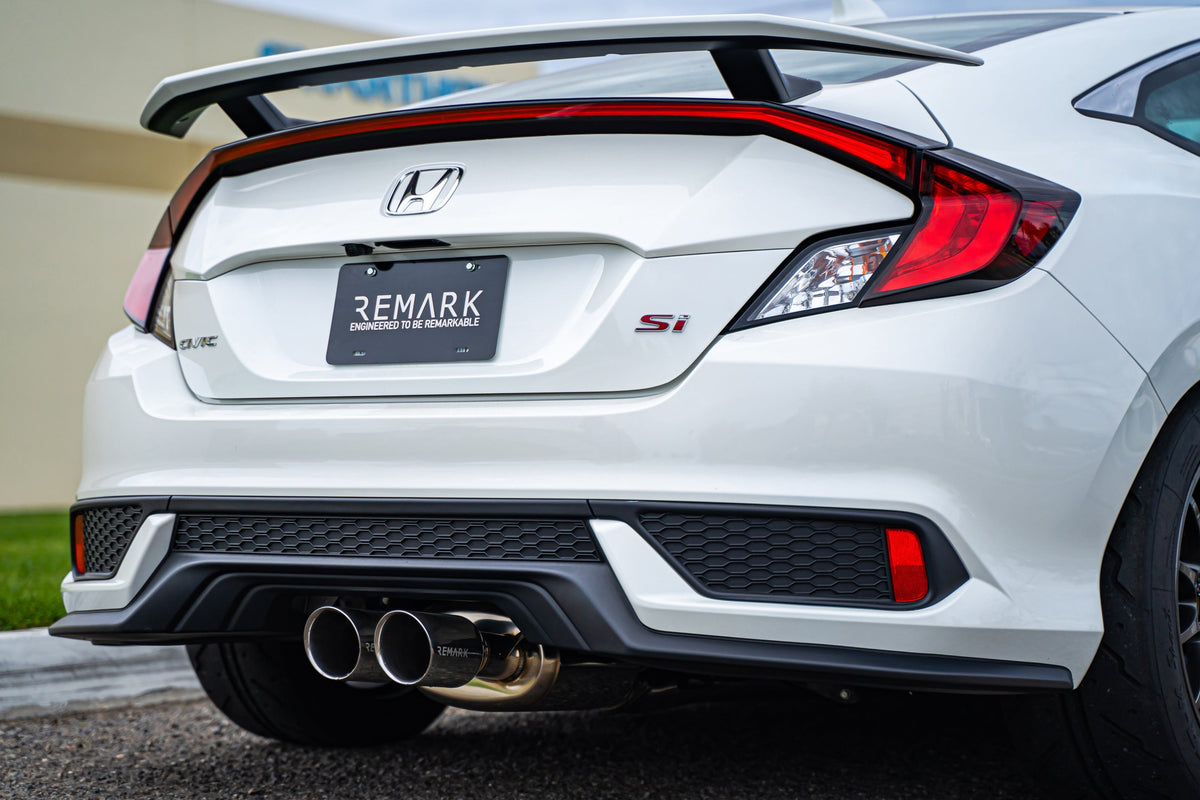 Remark 2017+ Honda Civic Si Coupe Cat-Back Exhaust (Non-Resonated) - RK-C1076H-03