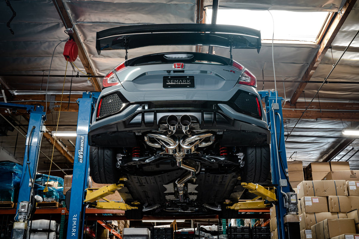 Remark 17-21 Honda Civic Type R FK8 Sports Touring CatBack Exhaust/Front Pipe - Stainless Steel - RK-C2076H-01L