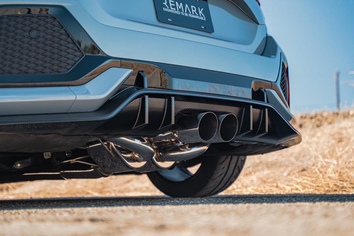 Remark 17-21 Honda Civic Type R FK8 Sports Touring CatBack Exhaust/Front Pipe - Stainless Steel - RK-C2076H-01L