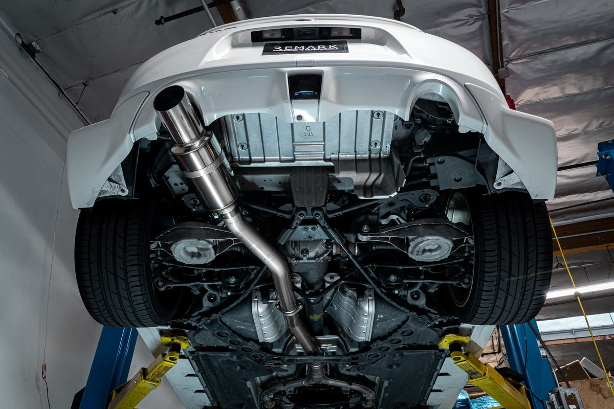Remark 2009+ Nissan 370Z Cat-Back Exhaust R1-Spec w/Single Titanium Exit - RK-C1076N-01T