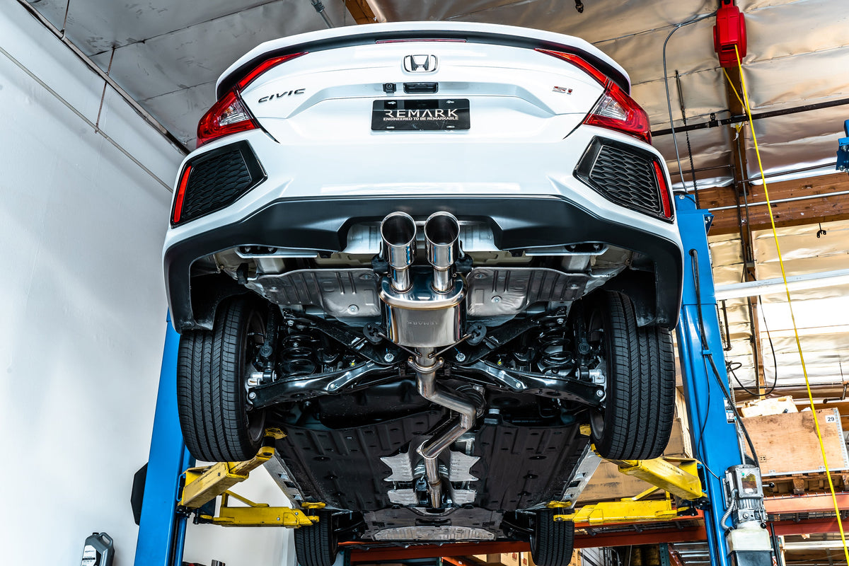 Remark 2017+ Honda Civic Si Coupe Cat-Back Exhaust (Non-Resonated) - RK-C1076H-03