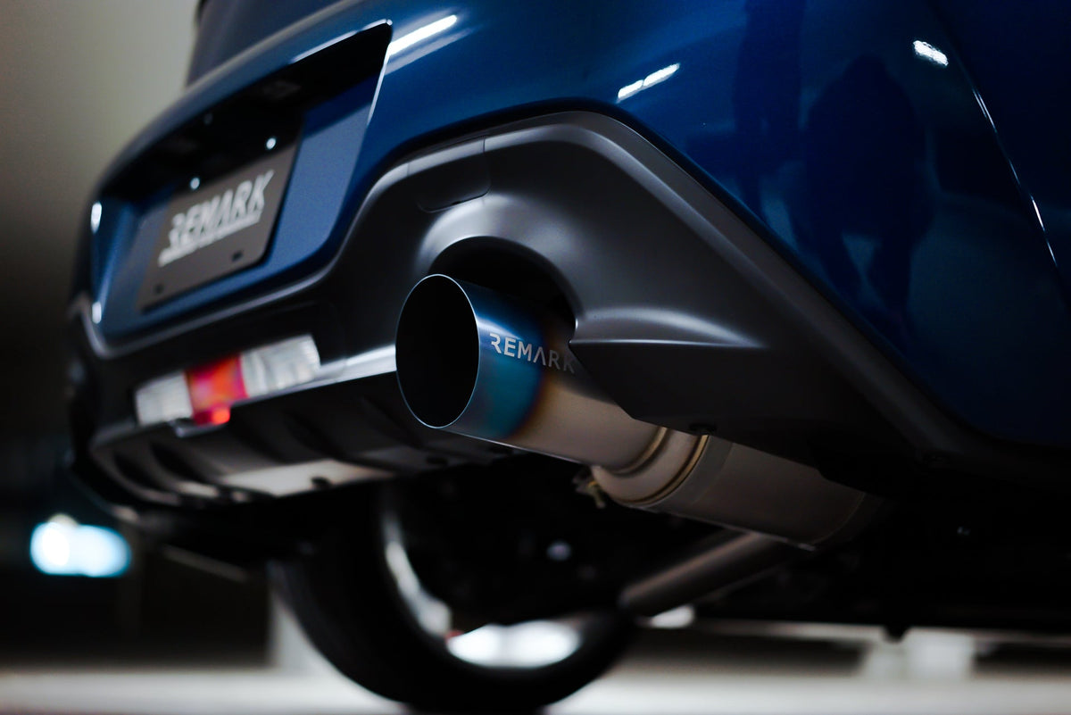 Remark 2022+ Toyota GR86 / Subaru BRZ Burnt Titanium Catback Exhaust System - RK-C1063T-04T