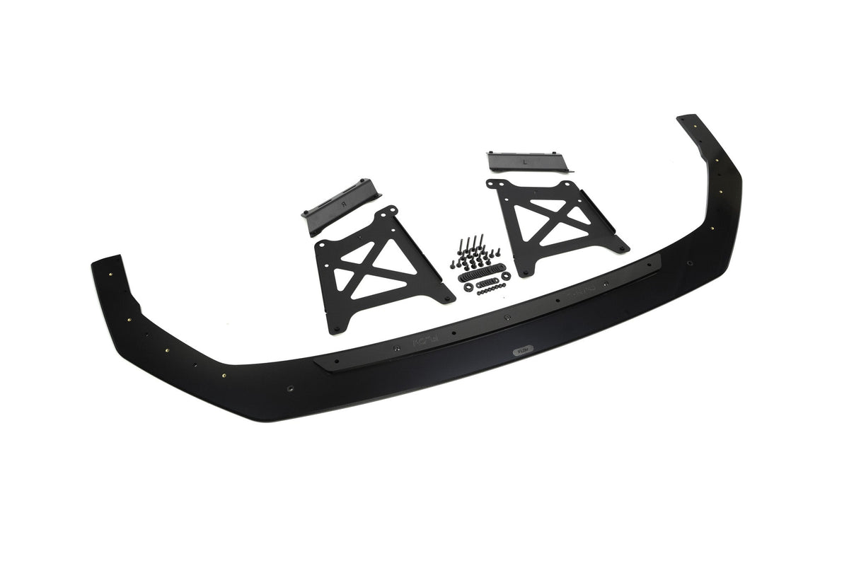Flow Designs - CN7 V2 Elantra N Sedan Facelift V2 - 2024 Front Lip Splitter &amp; Mounting Brackets (Pair)