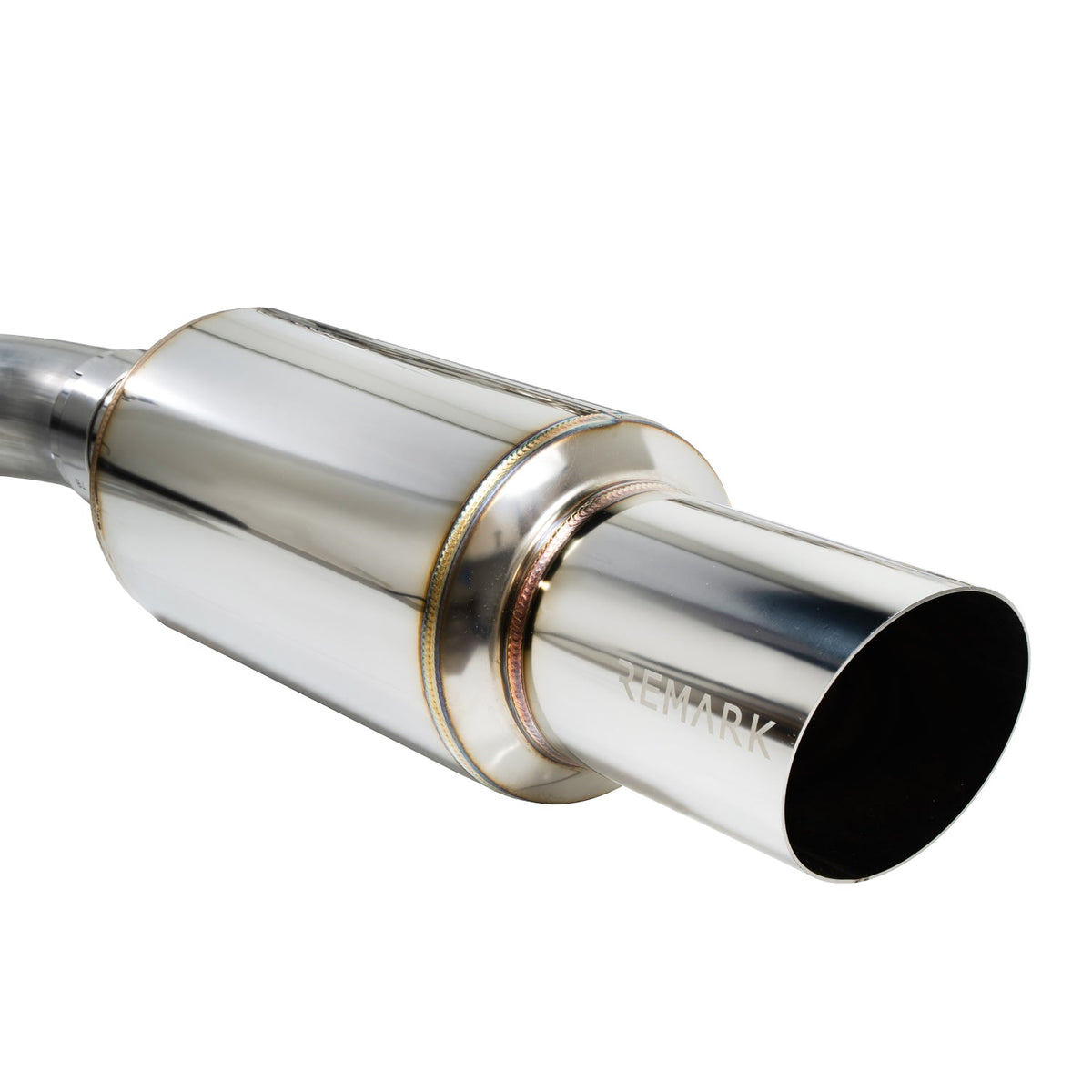 Remark 2015+ Subaru WRX/STI (VA) R1-Spec Single-Exit Cat-Back Exhaust w/ Stainless Steel Muffler - RK-C1076S-01