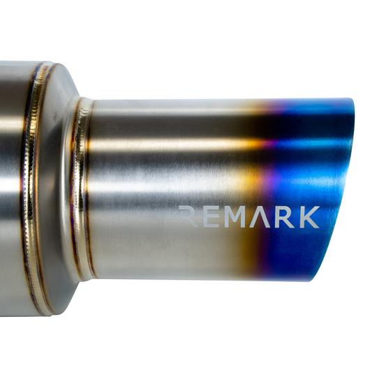 Remark 12-21 Scion/Toyota/Subaru FRS/BRZ/86 Cat-Back Remark Exhaust w/Titanium Burnt Tip - RK-C1063T-03T