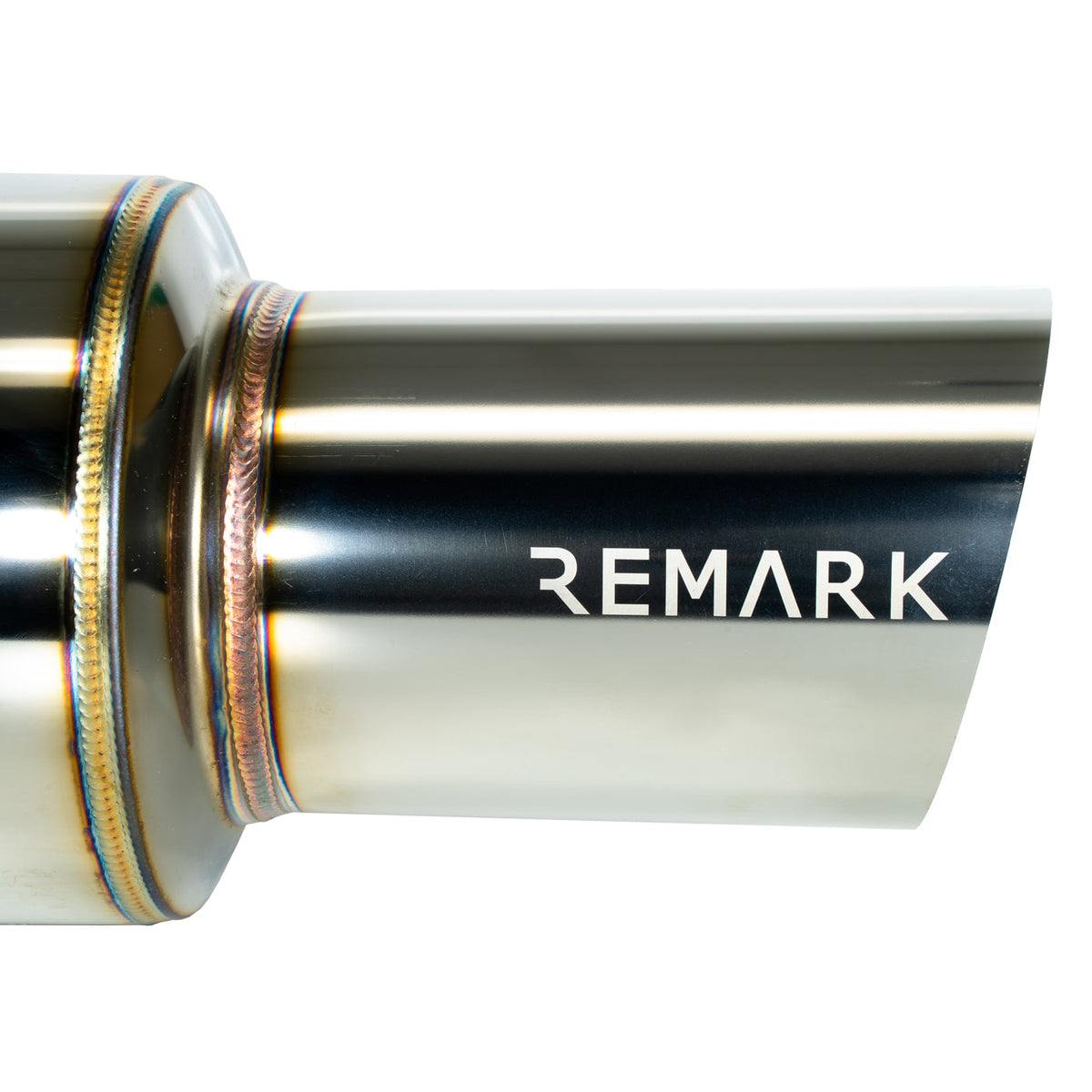 Remark 2015+ Subaru WRX/STI (VA) R1-Spec Single-Exit Cat-Back Exhaust w/ Stainless Steel Muffler - RK-C1076S-01