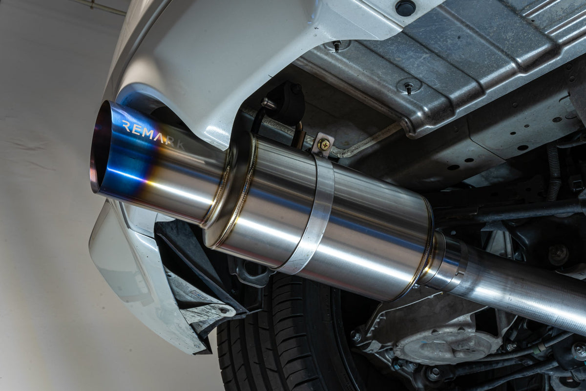 Remark 2009+ Nissan 370Z Cat-Back Exhaust R1-Spec w/Single Titanium Exit - RK-C1076N-01T