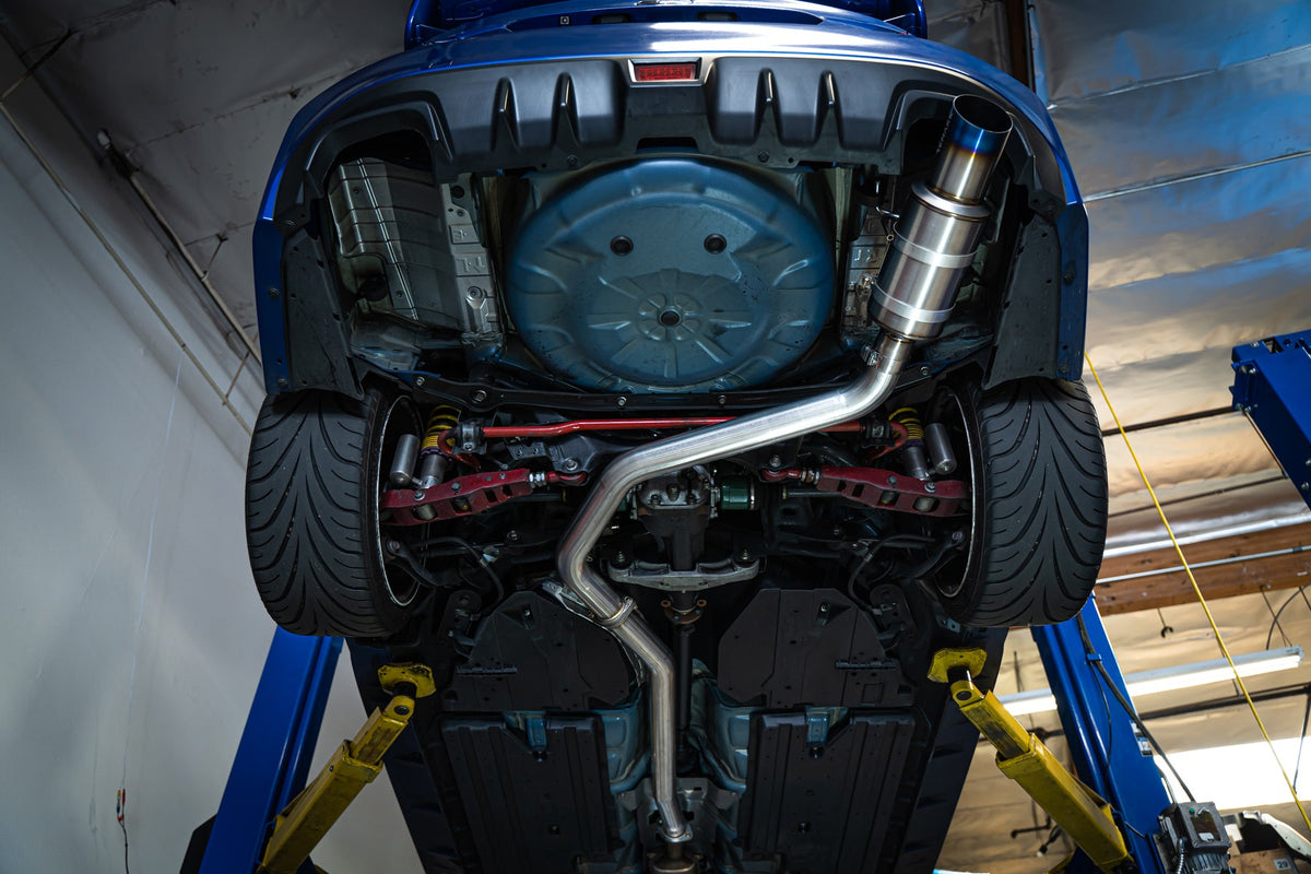 Remark 2015+ Subaru WRX/STI (VA) R1-Spec Single-Exit Cat-Back Exhaust w/ Stainless Steel Muffler - RK-C1076S-01