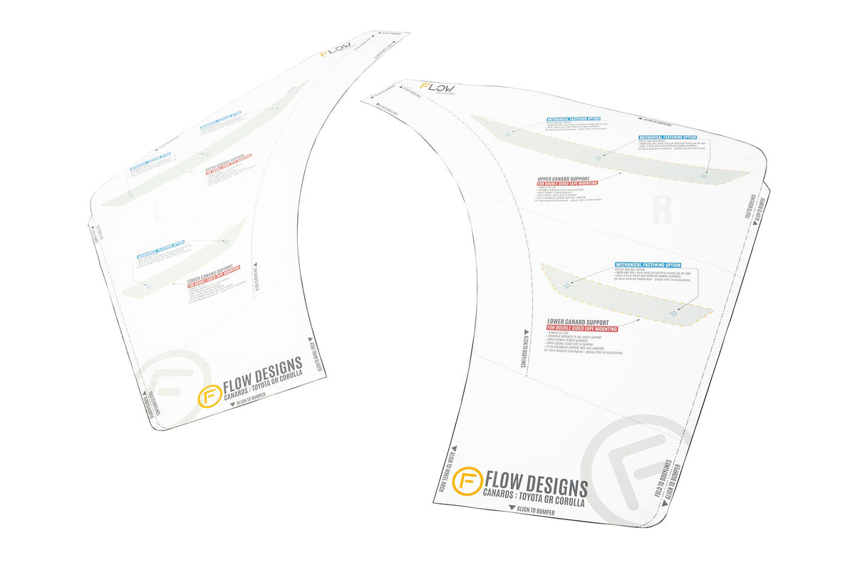 Flow Designs - Corolla GR Front Bumper Canards