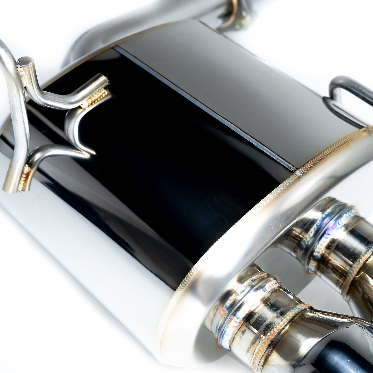 Remark 2015+ Subaru WRX/STi 4in Quad Cat-Back Exhaust Stainless Single Non-Resonated - RK-C4076S-01