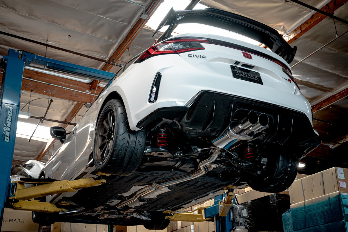 Remark 2023+ Honda Civic Type-R (FL5) Sports Touring Catback Exhaust/Front Pipe - Stainless Steel - RK-C2076H-09