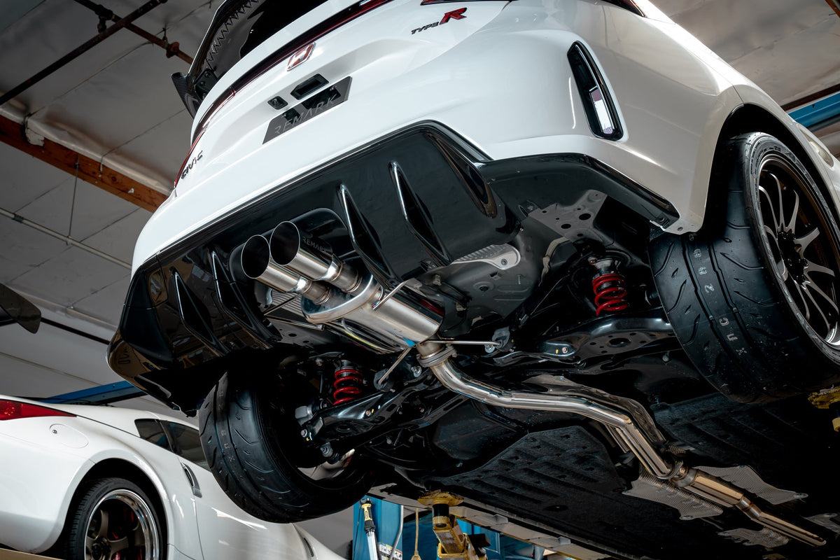 Remark 2023+ Honda Civic Type-R (FL5) Sports Touring Catback Exhaust/Front Pipe - Stainless Steel - RK-C2076H-09