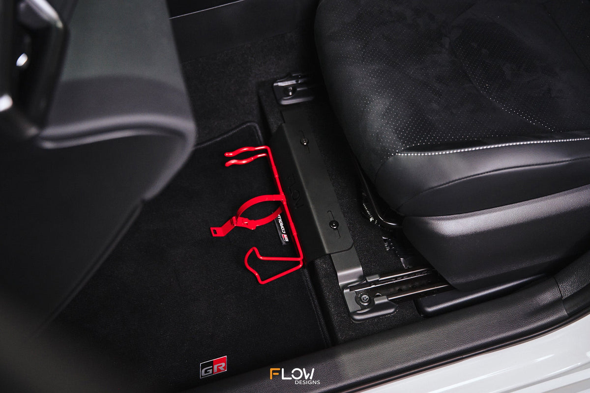 Flow Designs - Corolla GR Adjustable Fire Extinguisher Bracket/Mount