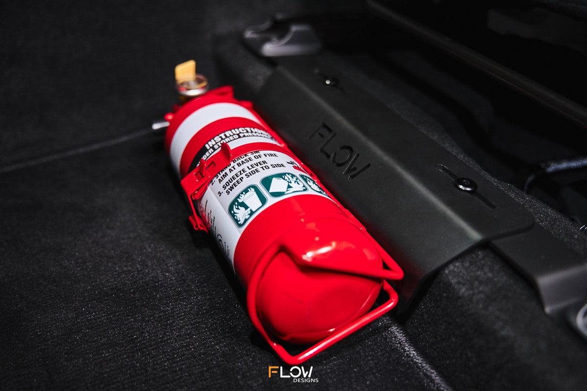 Flow Designs - Corolla GR Adjustable Fire Extinguisher Bracket/Mount