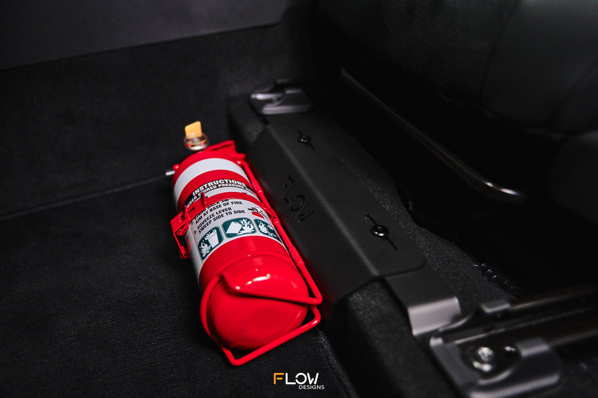 Flow Designs - Corolla GR Adjustable Fire Extinguisher Bracket/Mount