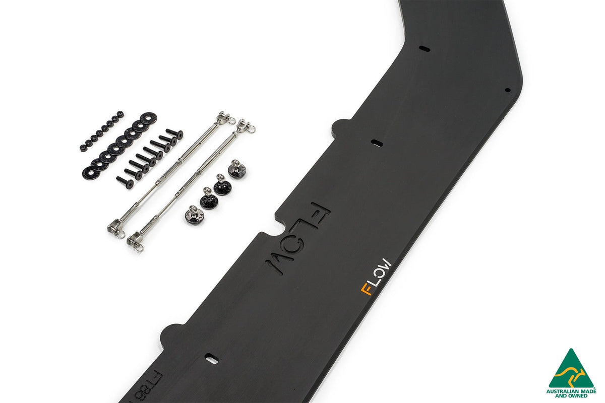 Flow Designs - Scion FR-S Front Lip Splitter V2 (With Support Rods)